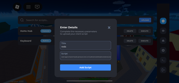 Add Script