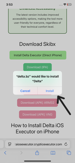 Click Install